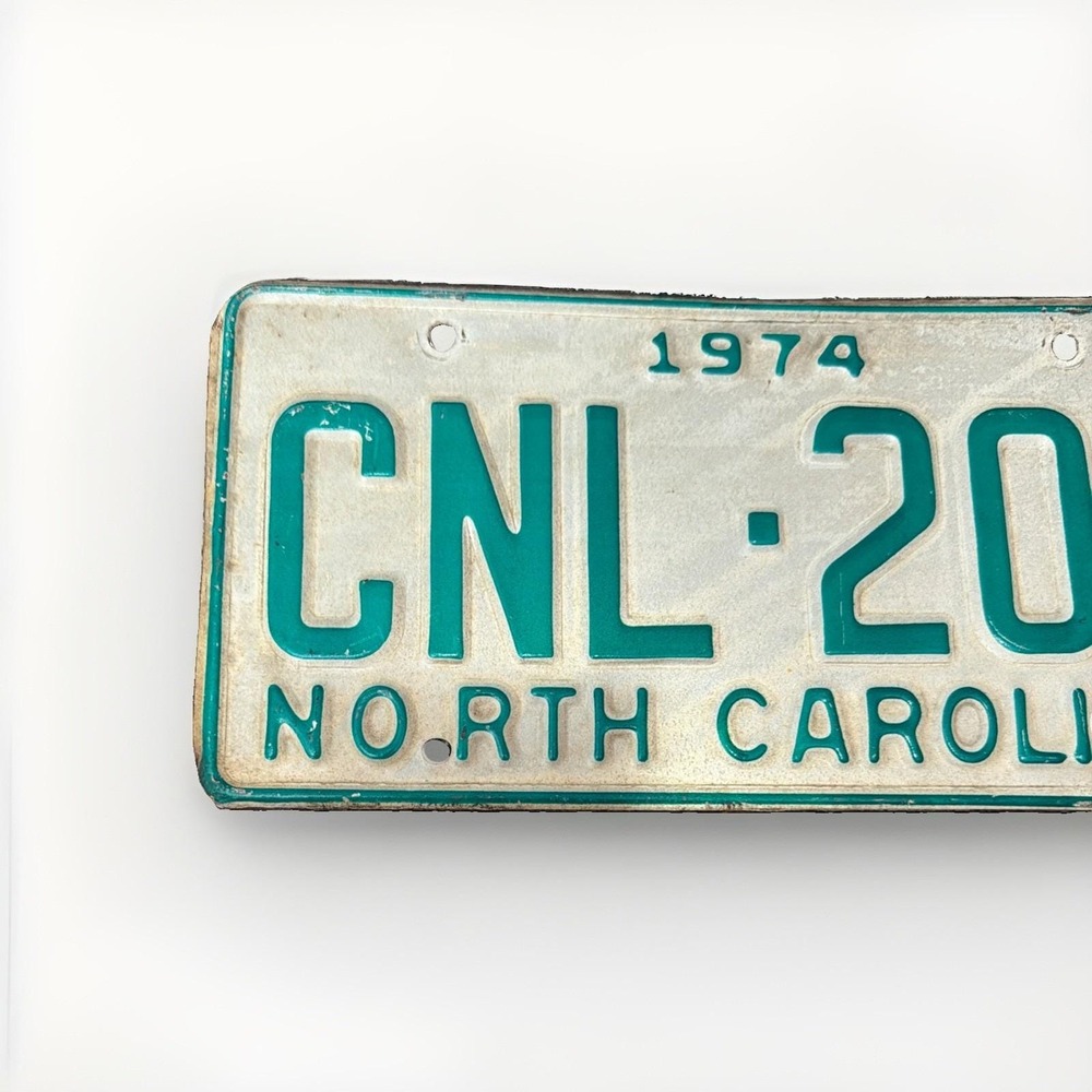 1974 North Carolina License Plate # CNL - 201 - Picture 2 of 3
